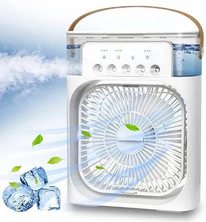 Cooling Fan With Ice Mist