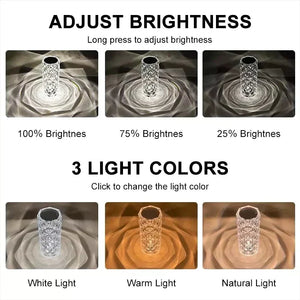 Crystal Touch Lamp